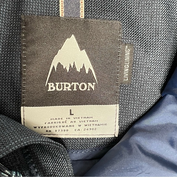 Burton Women’s Jet Set Jacket in Mood Indigo, Size Large with Thermolite - Picture 6 of 16